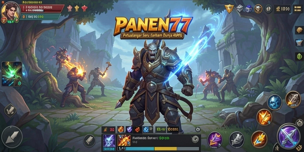 Screenshot yang menunjukkan aksi seru dalam gameplay ARPG.