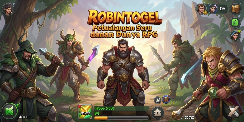 Gameplay RPG seru dan menantang di ROBINTOGEL.