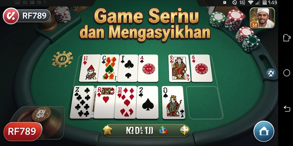 Screenshot gameplay RR789 menampilkan aksi seru permainan Domino.